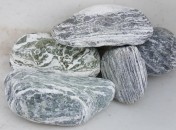 galets vert veiné